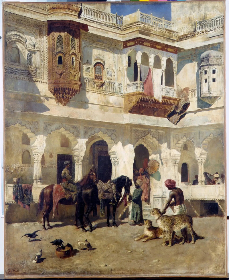 El Rajah sale de caza - Edwin Lord Weeks