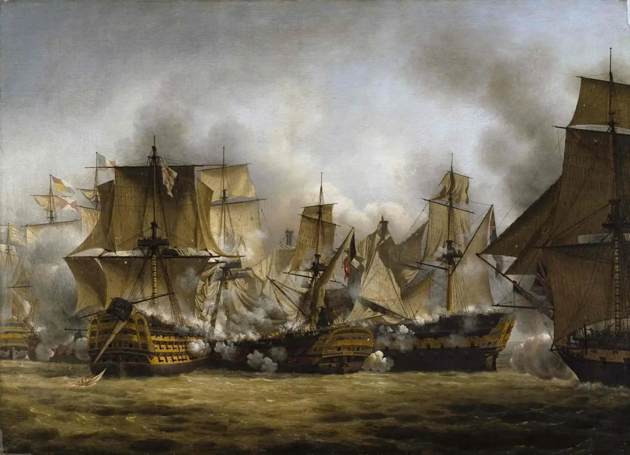 El Redoutable en Trafalgar - Louis-Philippe Crépin