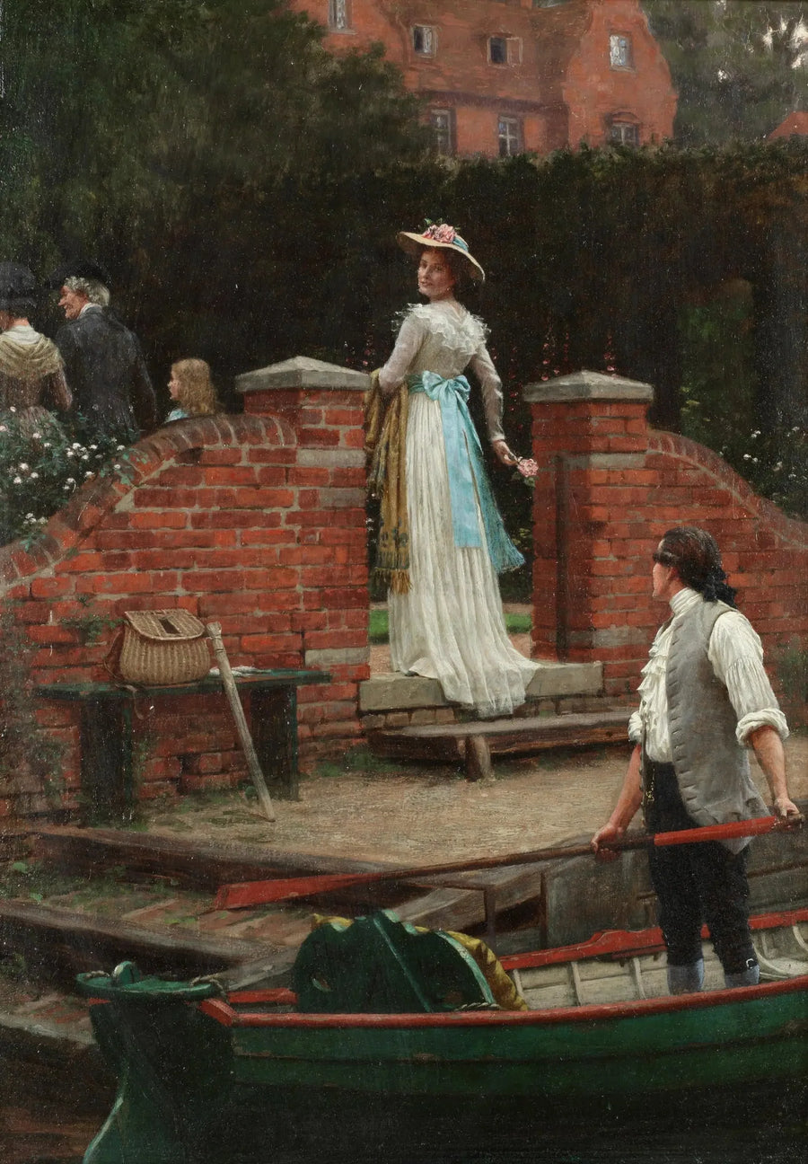 La mirada que encanta - Edmund Blair Leighton
