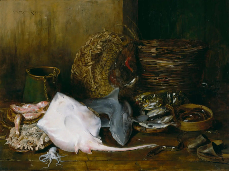 El rendimiento de las aguas - William Merritt Chase