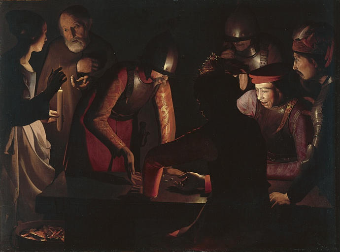 La negación de san Pedro - Georges de La Tour