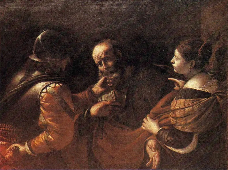 La negación de San Pedro - Mattia Preti