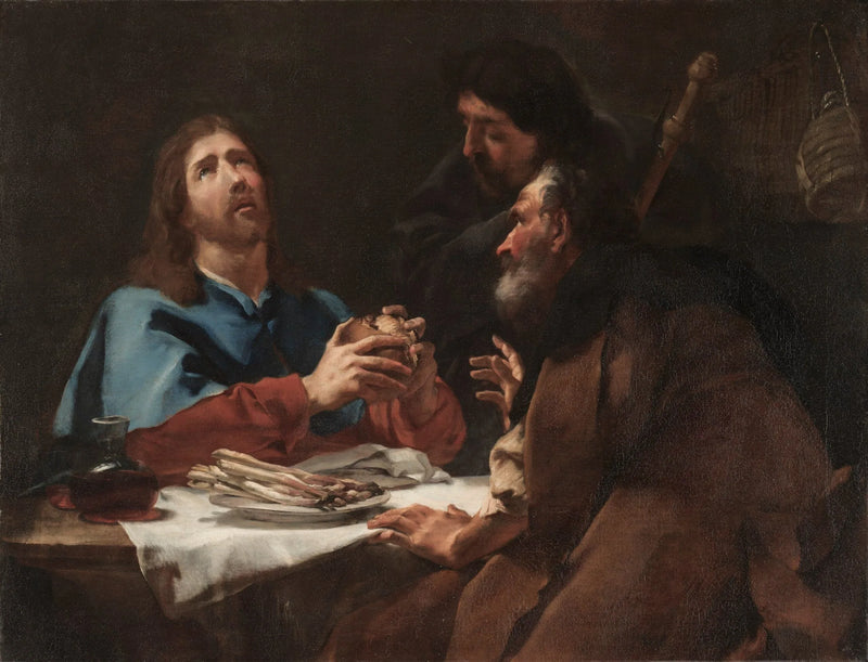 La comida en Emmaüs - Giovanni Battista Piazzetta