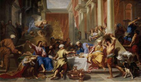 La comida en casa de Simón - Jean-Baptiste Jouvenet