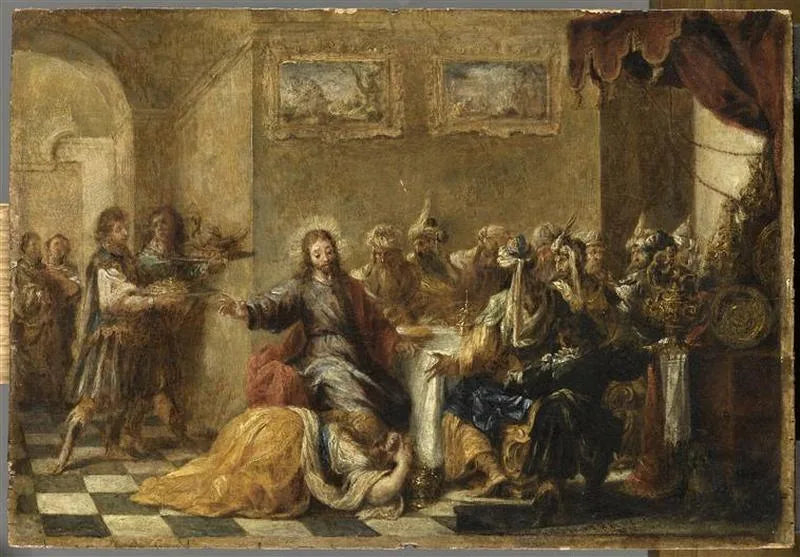 La comida en casa de Simón - Juan de Valdés Leal