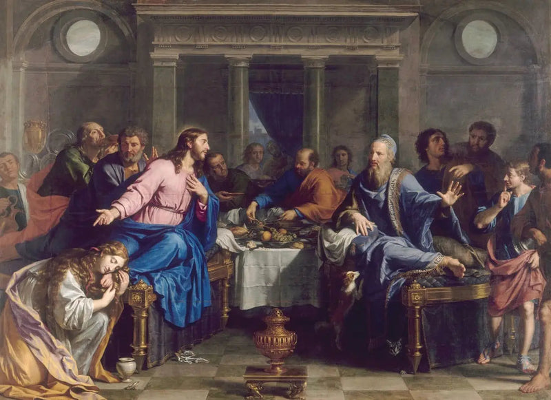 La comida en casa de Simón - Philippe de Champaigne
