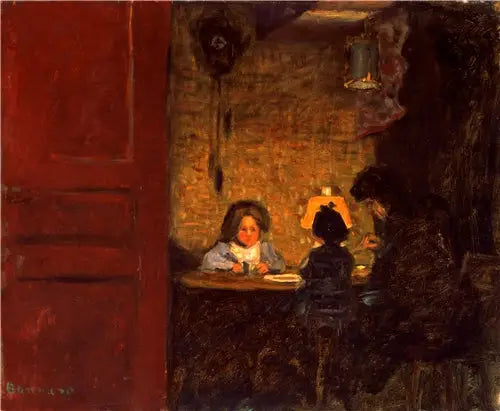 La cena - Pierre Bonnard