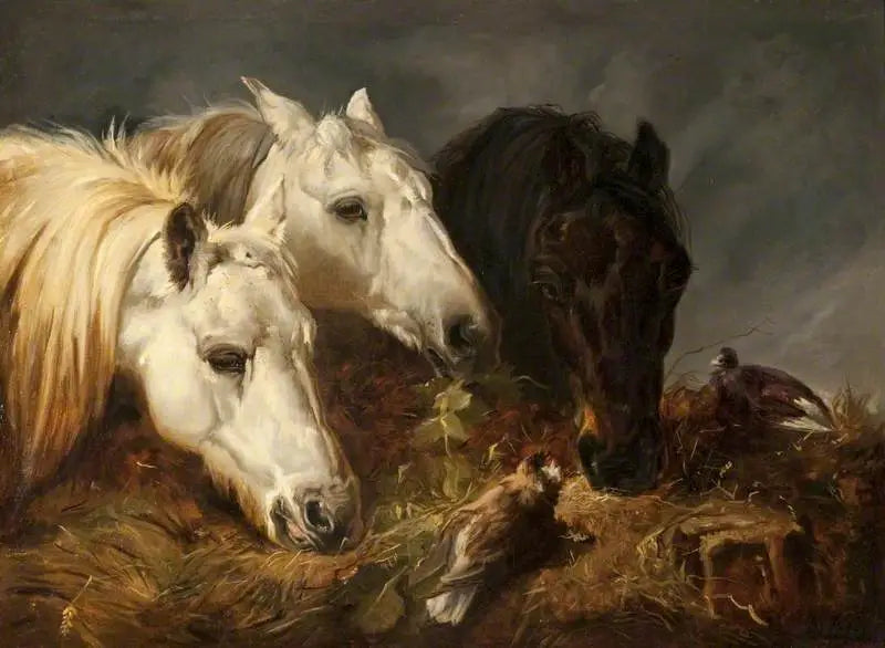 La comida sencilla - John Frederick Herring, Sr.