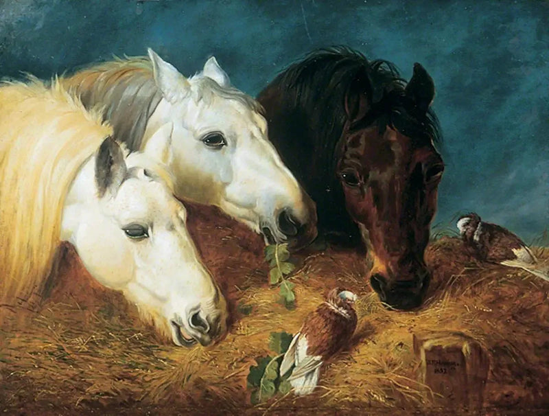 La comida sencilla - John Frederick Herring, Sr.