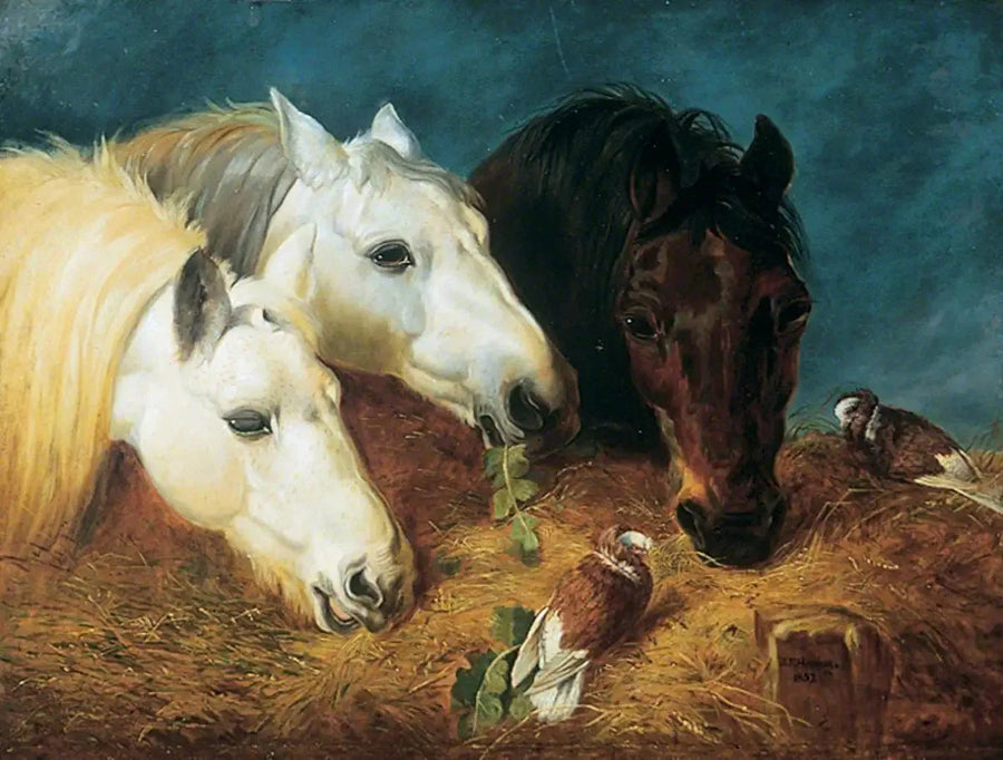 La comida sencilla - John Frederick Herring, Sr.