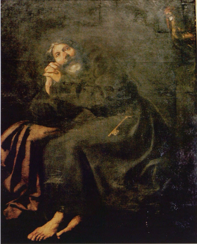 El arrepentimiento de san Pedro - Francisco de Zurbarán