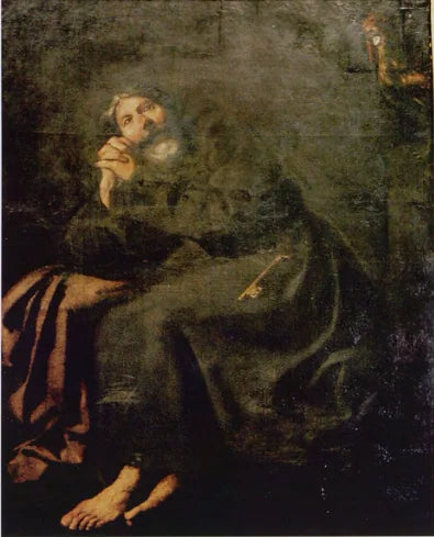 El arrepentimiento de san Pedro - Francisco de Zurbarán