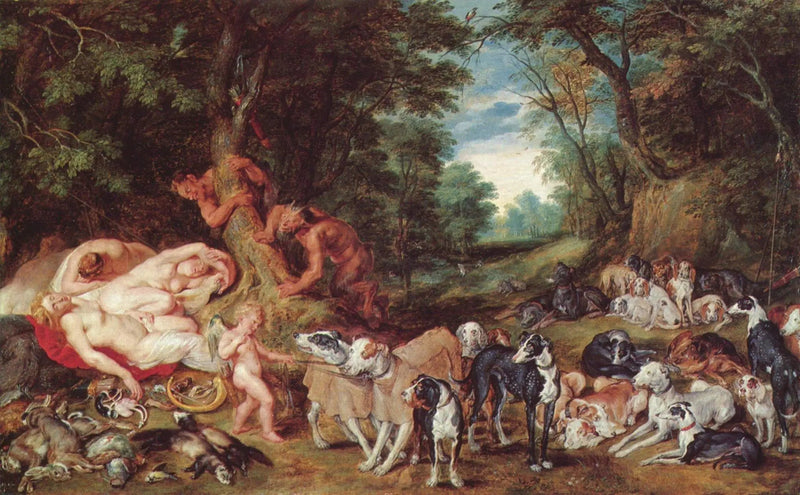 El reposo de Diane y de sus ninfas - Peter Paul Rubens