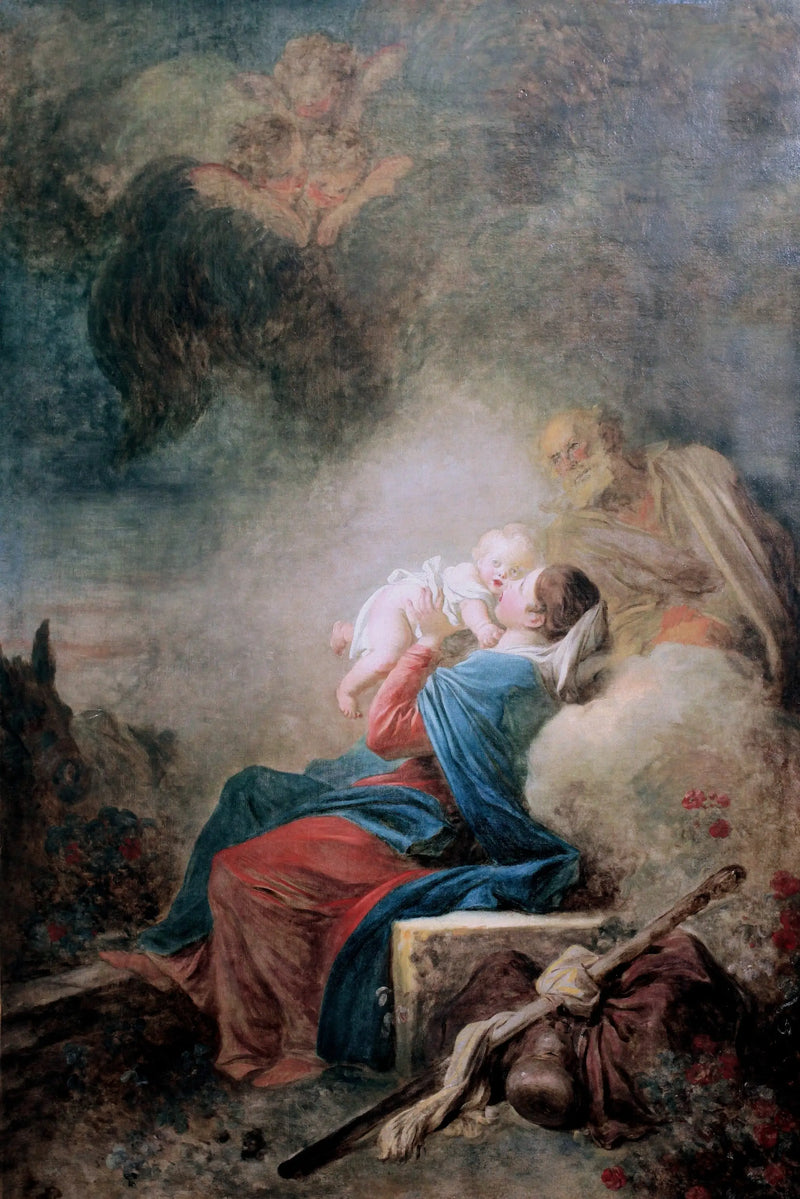 El reposo de la Sagrada Familia - Jean-Honoré Fragonard