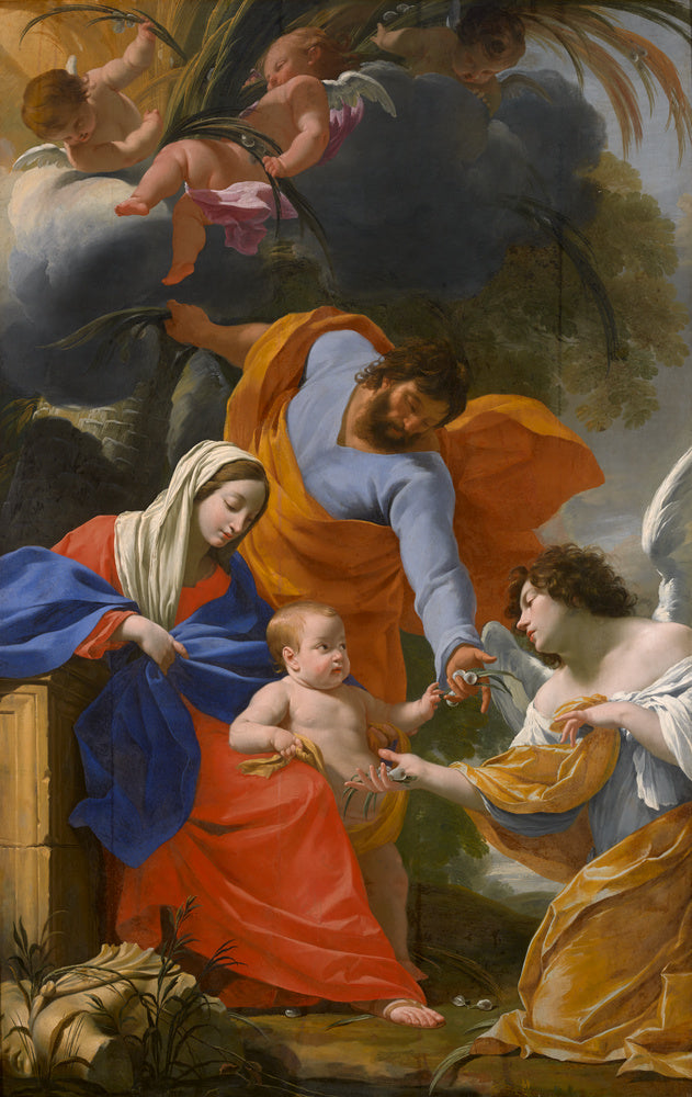 El repositorio de la Sagrada Familia - Simon Vouet