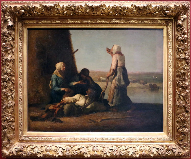 El reposo de los segadores - Jean-François Millet