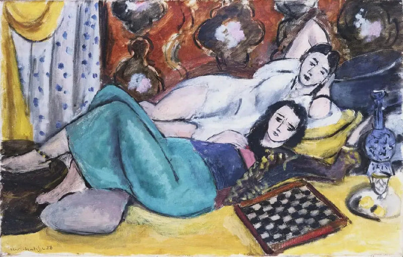 El Reposo de los Modelos - Henri Matisse
