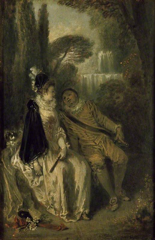 La Reposo Gracioso - Antoine Watteau