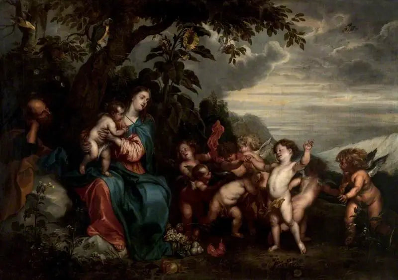 El descanso durante la huida a Egipto - Antoine van Dyck