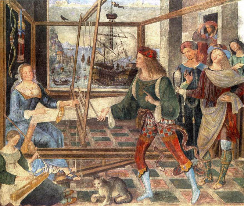 El regreso de Ulises - Pinturicchio