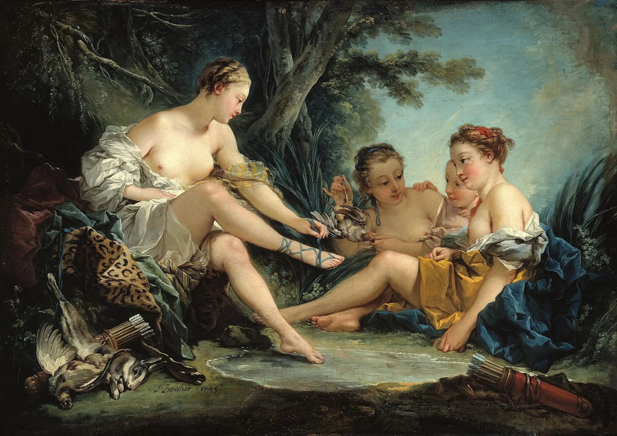 El regreso de Diana cazadora - François Boucher