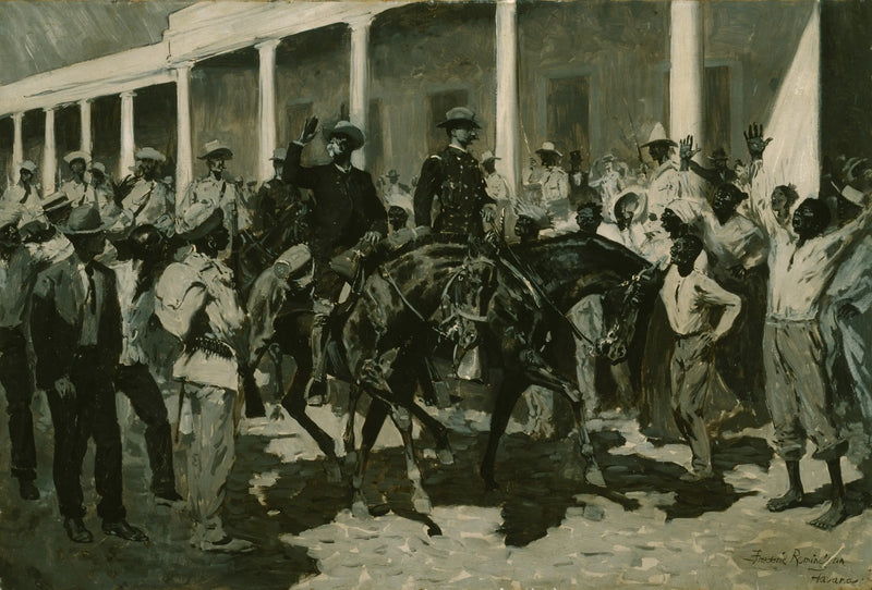 El regreso de Gómez a La Habana - Frederic Remington