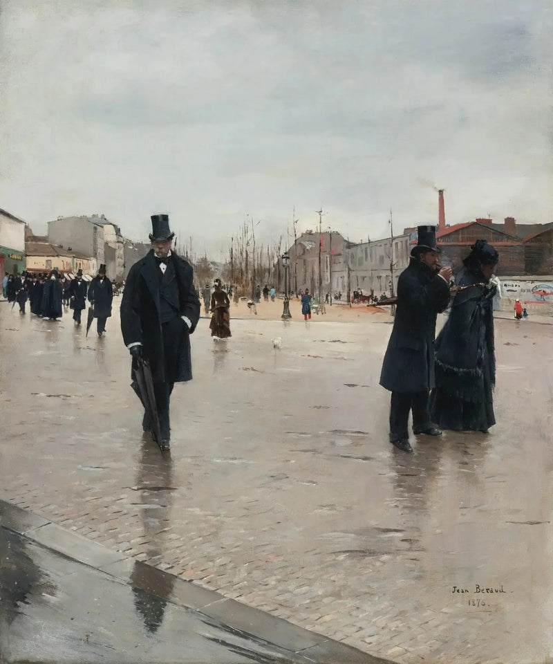 El regreso del entierro - Jean Béraud