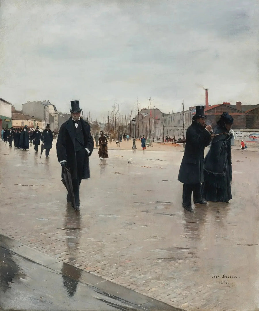 El regreso del entierro - Jean Béraud