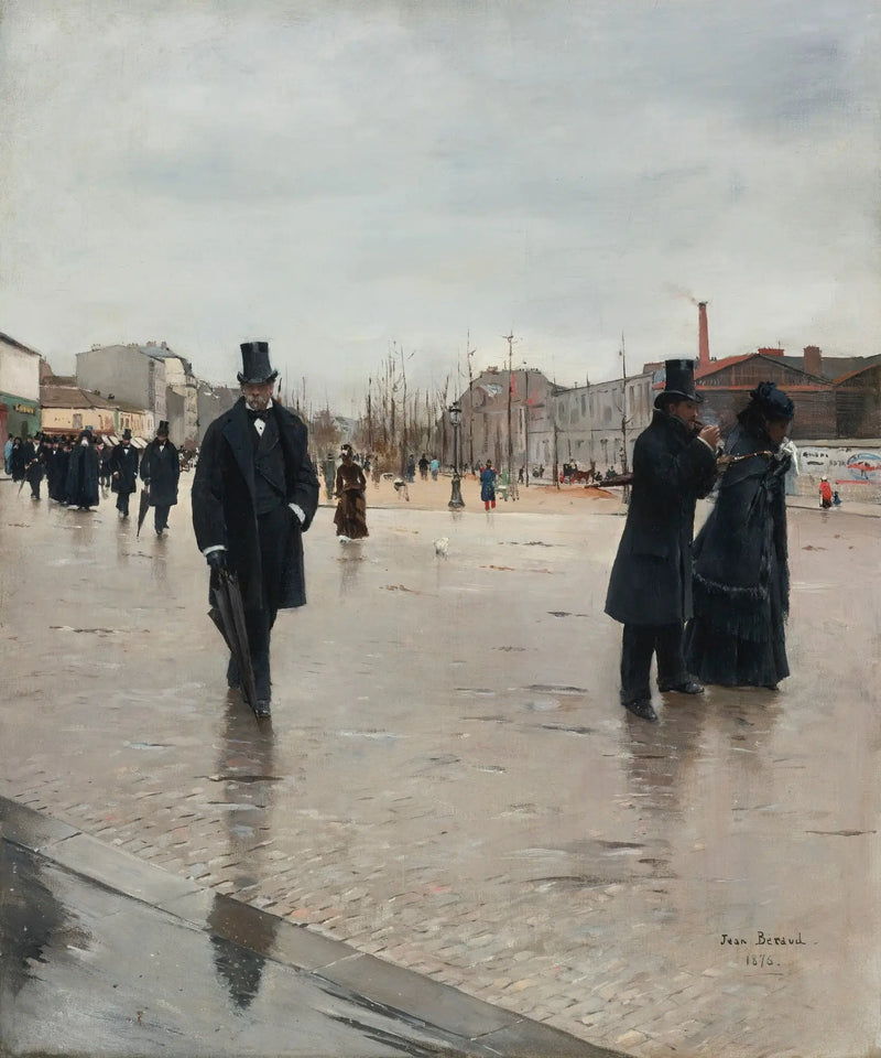 El regreso del entierro - Jean Béraud