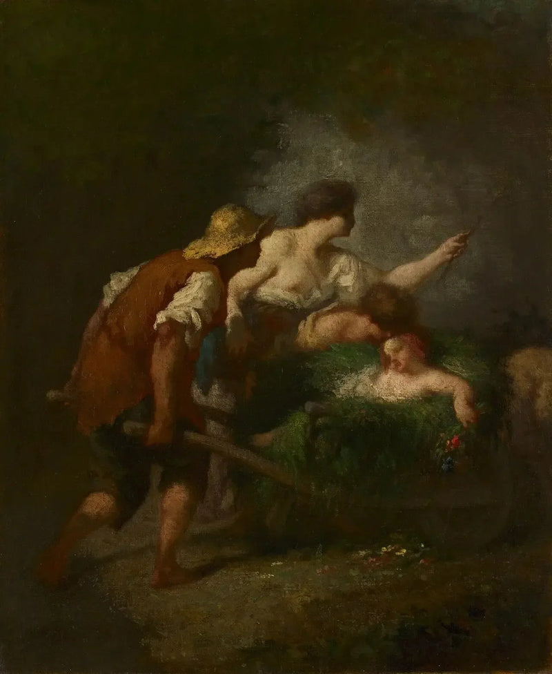 El regreso de los campos - Jean-François Millet