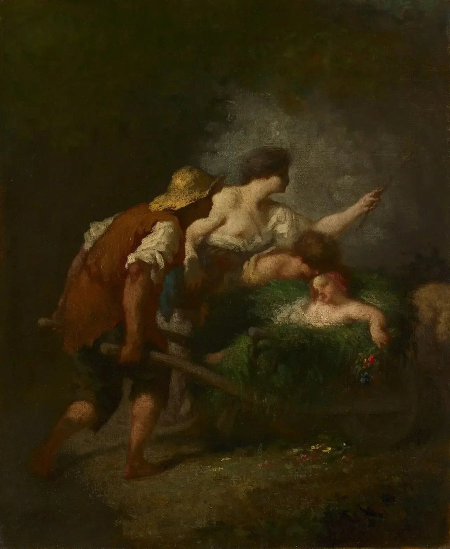 El regreso de los campos - Jean-François Millet