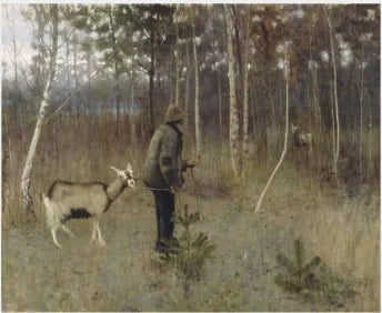 El regreso de las cabras - John Lavery