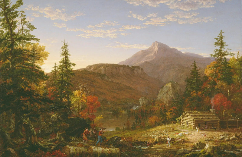 El regreso del cazador - Thomas Cole