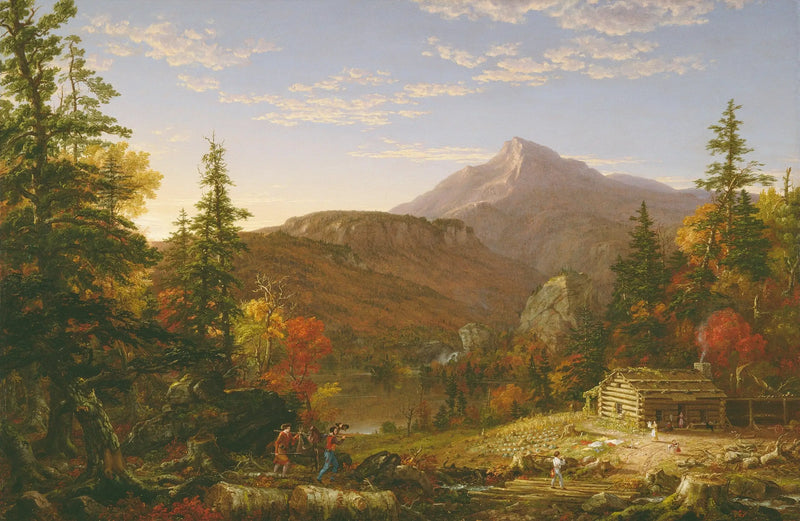 El regreso del cazador - Thomas Cole