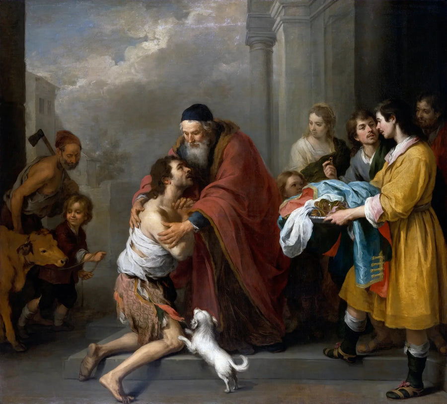 La vuelta del hijo pródigo - Bartolomé Esteban Murillo