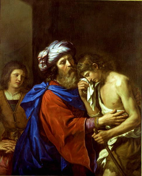 El regreso del hijo pródigo. - Guercino