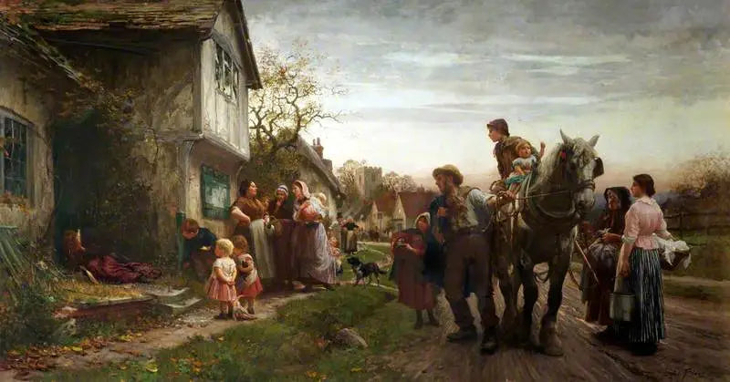 Le retour du pénitent - Luke Fildes image 1 reproduction artisanale de tableau