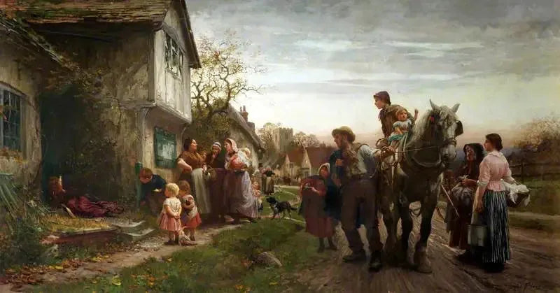 El regreso del penitente - Luke Fildes