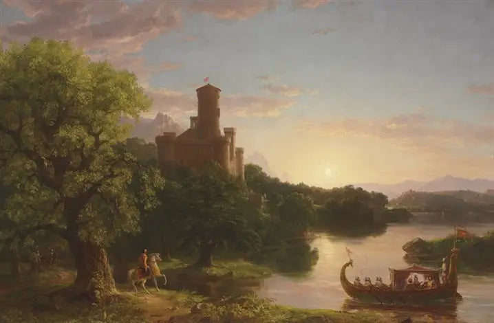 El regreso del torneo - Thomas Cole