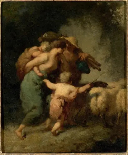 El regreso del rebaño - Jean-François Millet