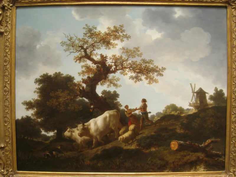 El regreso del rebaño - Jean-Honoré Fragonard