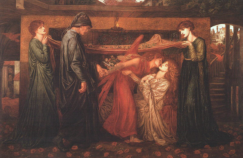 El sueño de Dante - Dante Gabriel Rossetti
