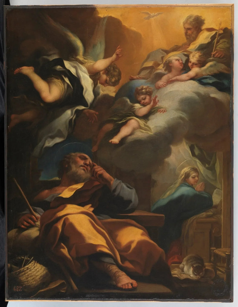 El sueño de San José - Luca Giordano
