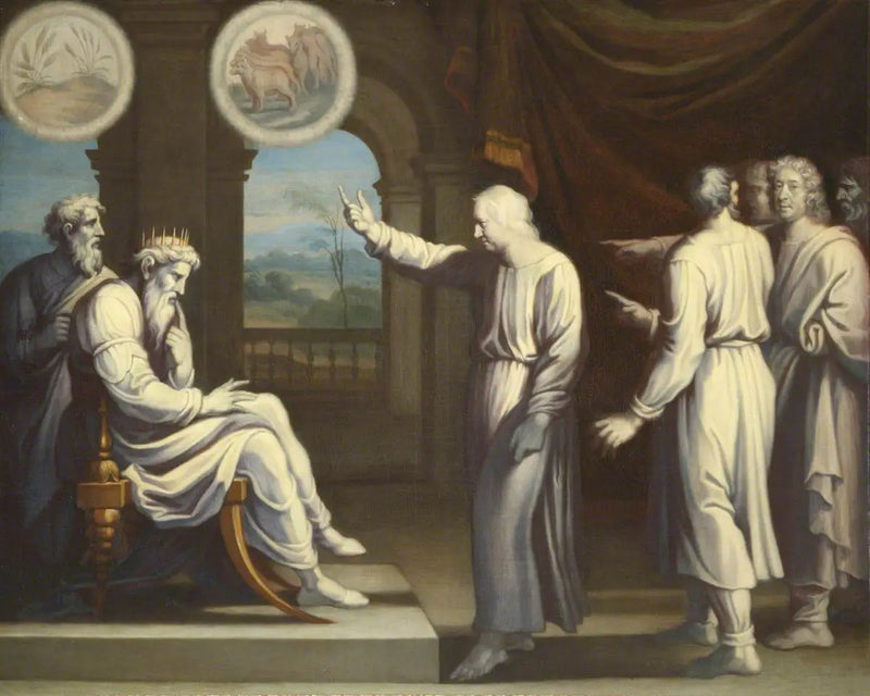 El sueño del faraón - Rafael Sanzio