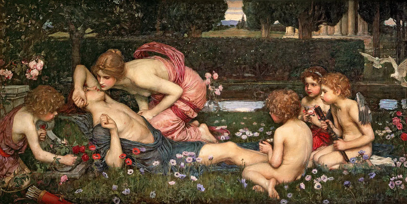 El despertar de Adonis - John William Waterhouse