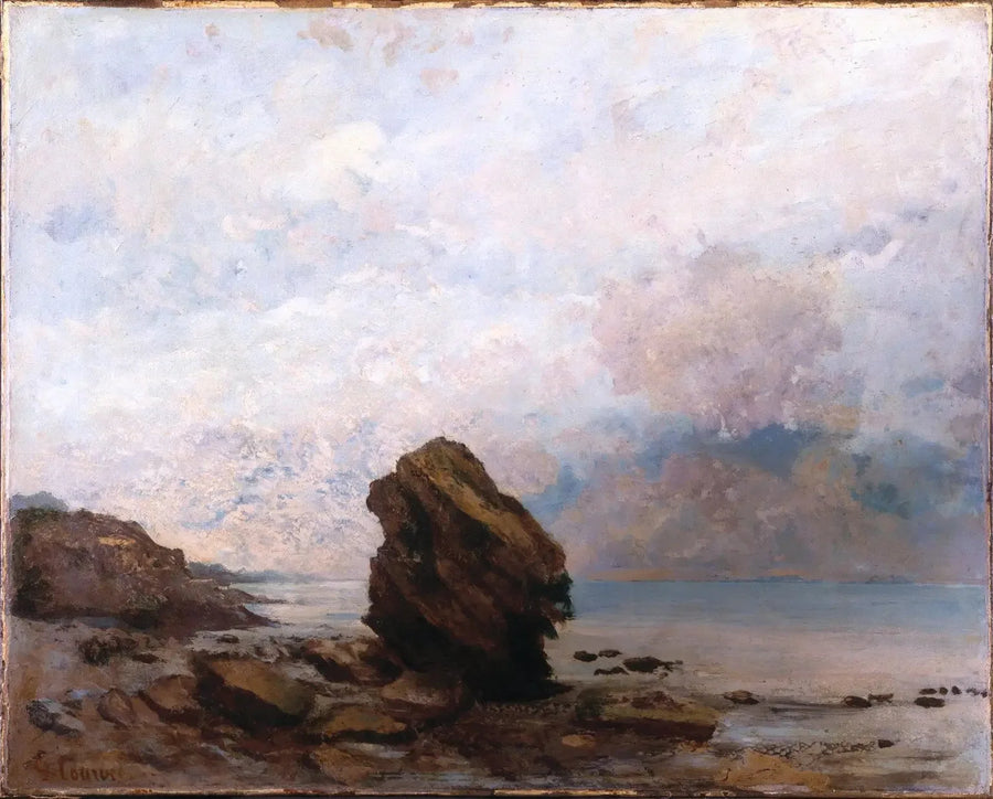 El Roca Aislada - Gustave Courbet