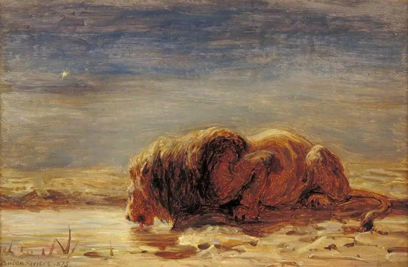 El rey bebe - Briton Rivière