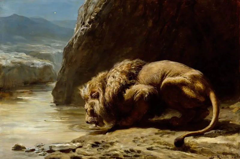 El rey bebe - Briton Rivière