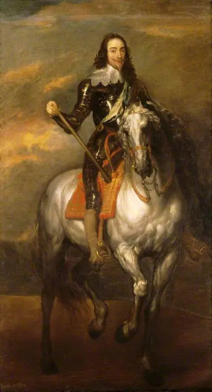 El rey Carlos I (1600-1649) a caballo - Antoine van Dyck