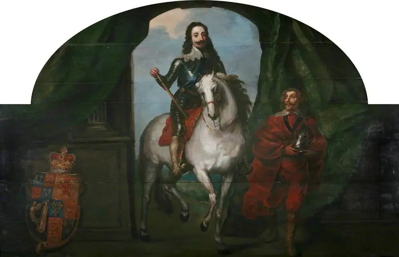 El rey Carlos I (1600-1649) y su escudero M. de St Antoine, caballero de Epergnon - Antoine van Dyck